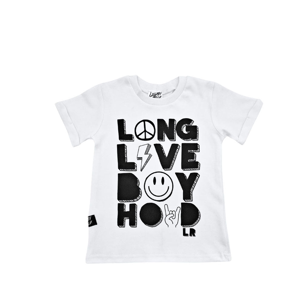 Long Live Boyhood Onesie/Tee & Leather Shorties Set