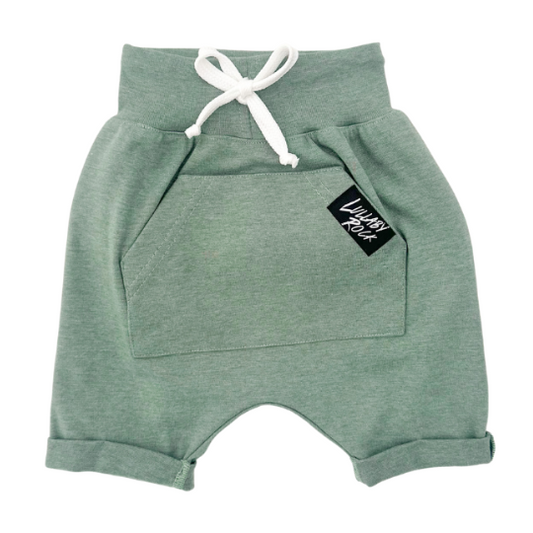 Harem Green shorts