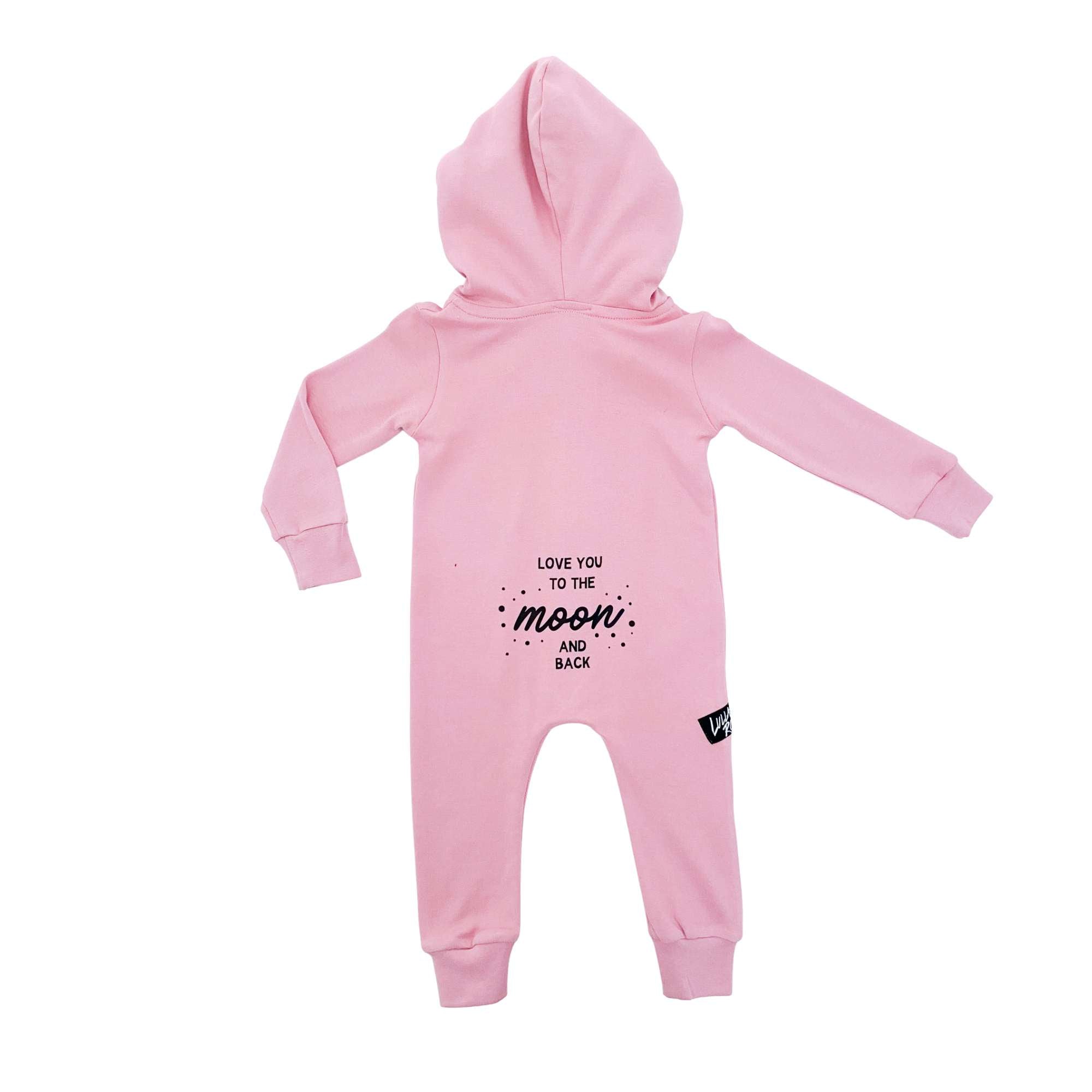 Zip-up Onesie with Hood – To The Moon & Back