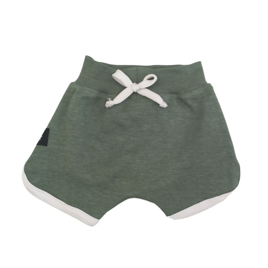 Retro Shorts - Olive Green