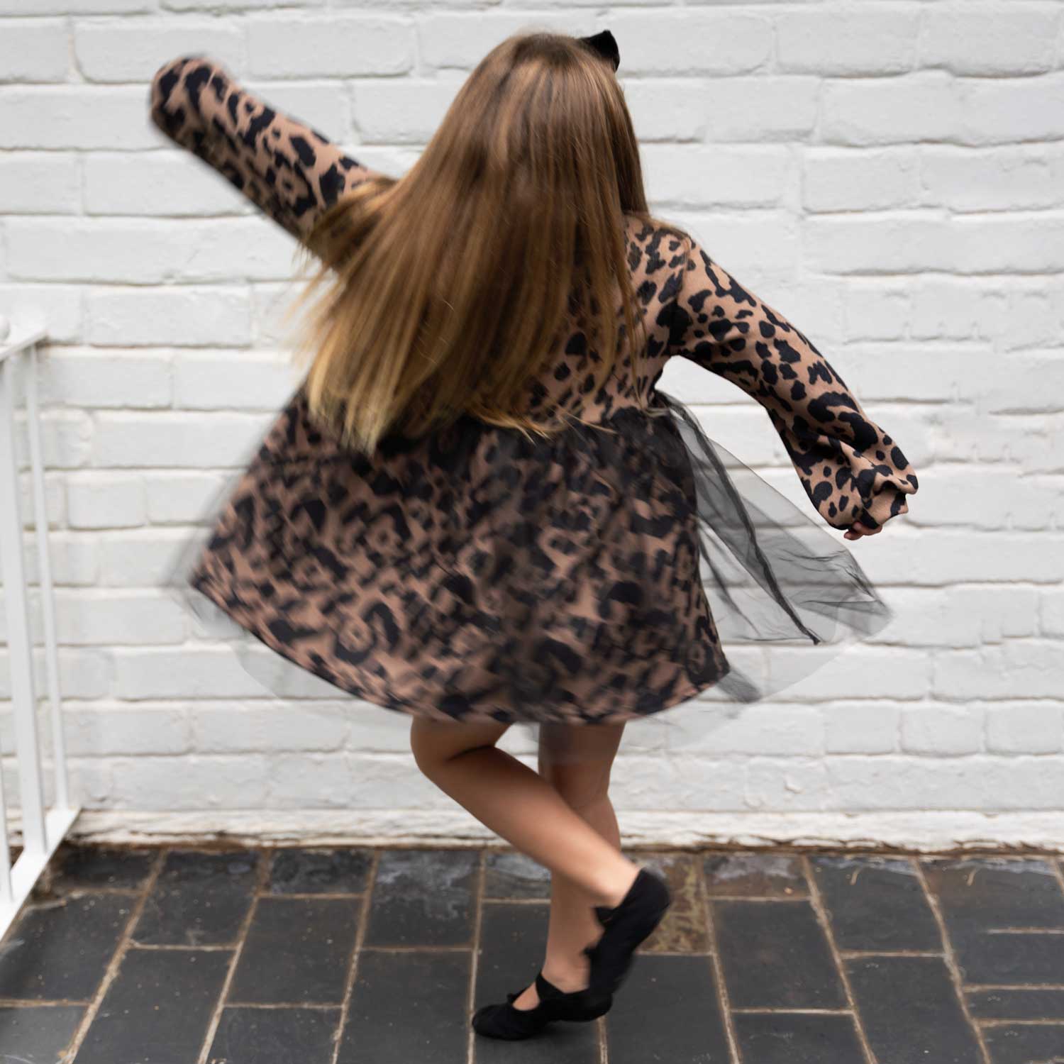 Wild Child oversized Sweatshirt Tutu Dress