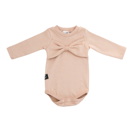 Bow-tiful Tan Top/Onesie