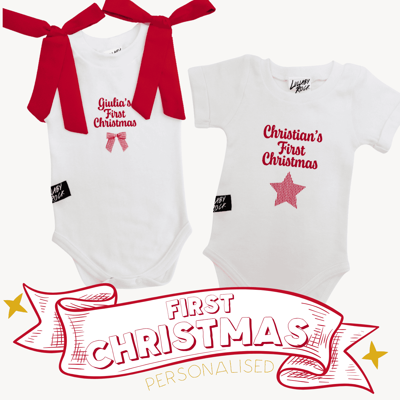My First Christmas - PERSONALISED