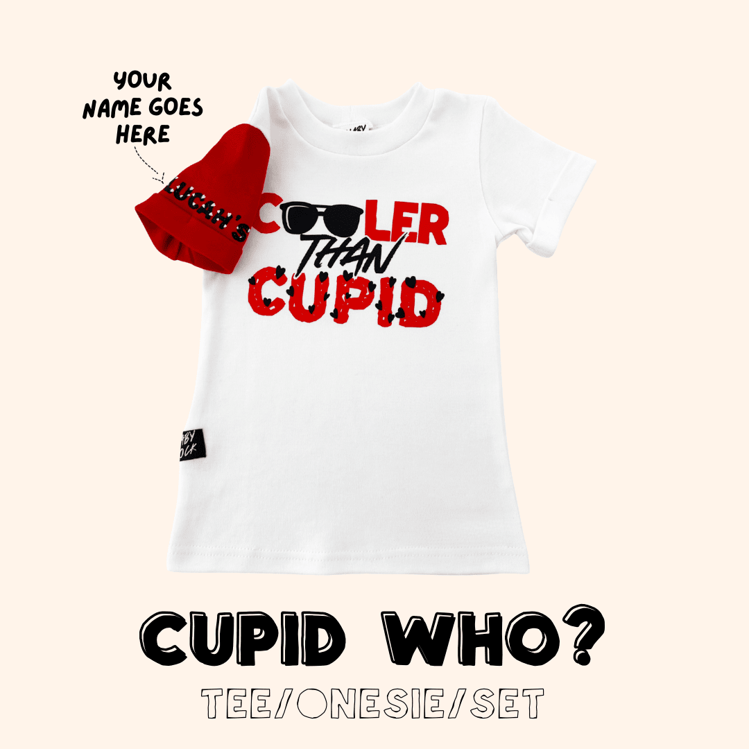 Cupid who? tee/bodyvest