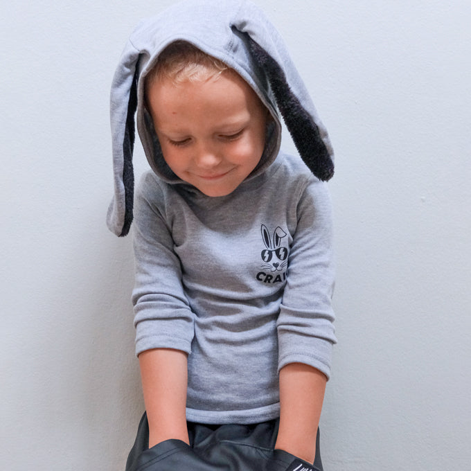 Personalised - Hoppy Top in Grey