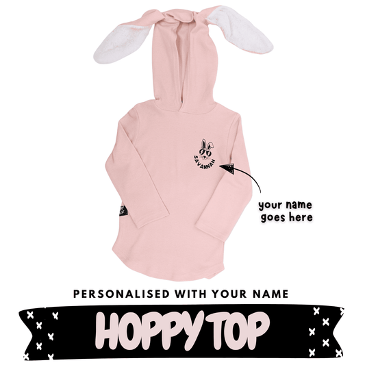 Personalised - Hoppy Top in Pink