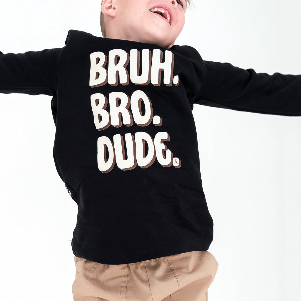 BRUH, BRO, DUDE - Long sleeve top / bodyvest