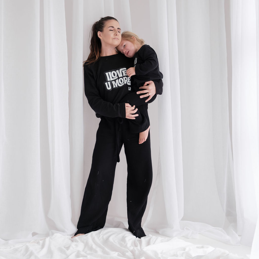 MOM'S LOVE U MORE PJ set with Gift Box & Card