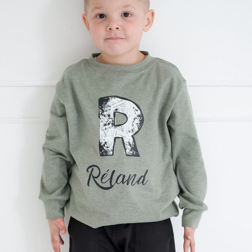 Personalised Olive green Sweater top