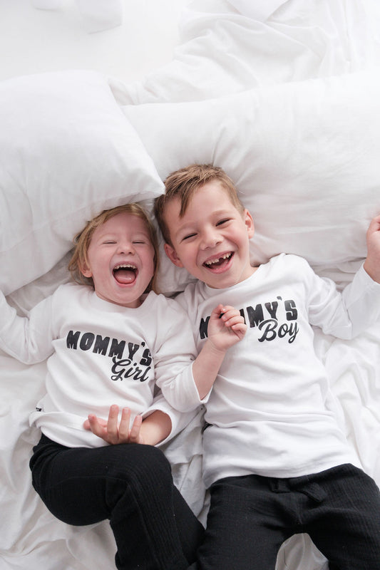 MOMMY'S Girl/ Boy PJ set