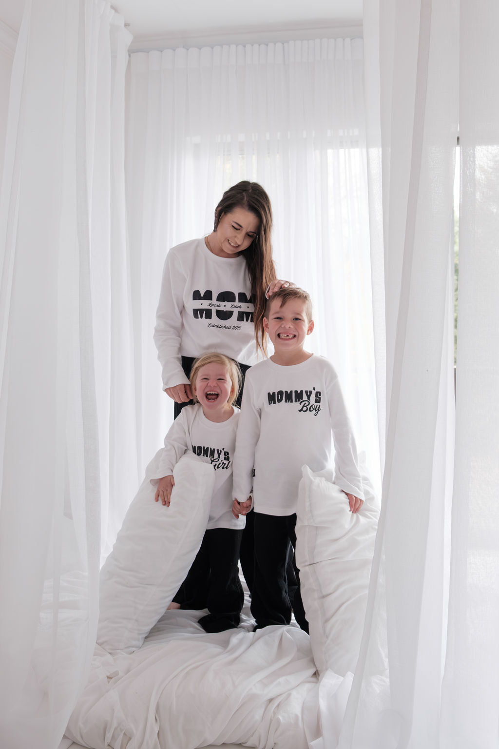 MOMMY'S Girl/ Boy PJ set
