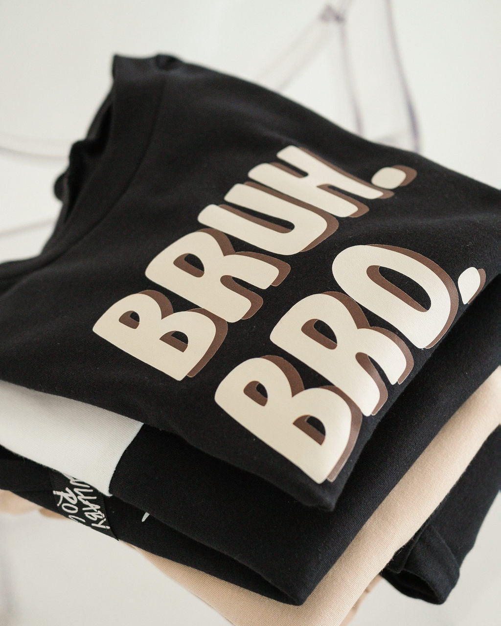 BRUH, BRO, DUDE - Long sleeve top / bodyvest