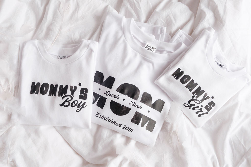 MOMMY'S Girl/ Boy PJ set