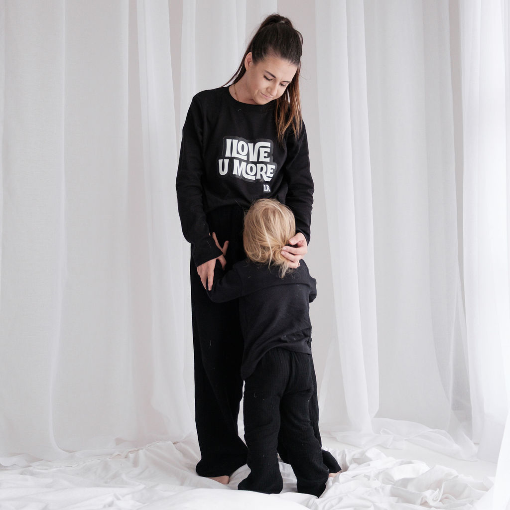 MOM'S LOVE U MORE PJ set with Gift Box & Card