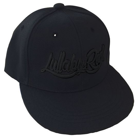 LR Logo Flat Peak Cap – Black
