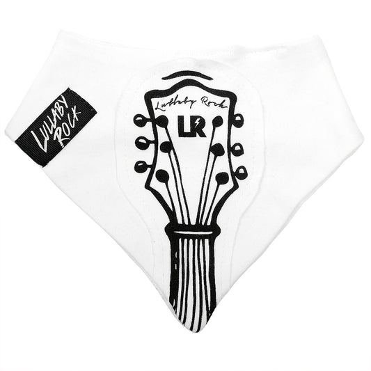 Bandana Bib – Guitar White