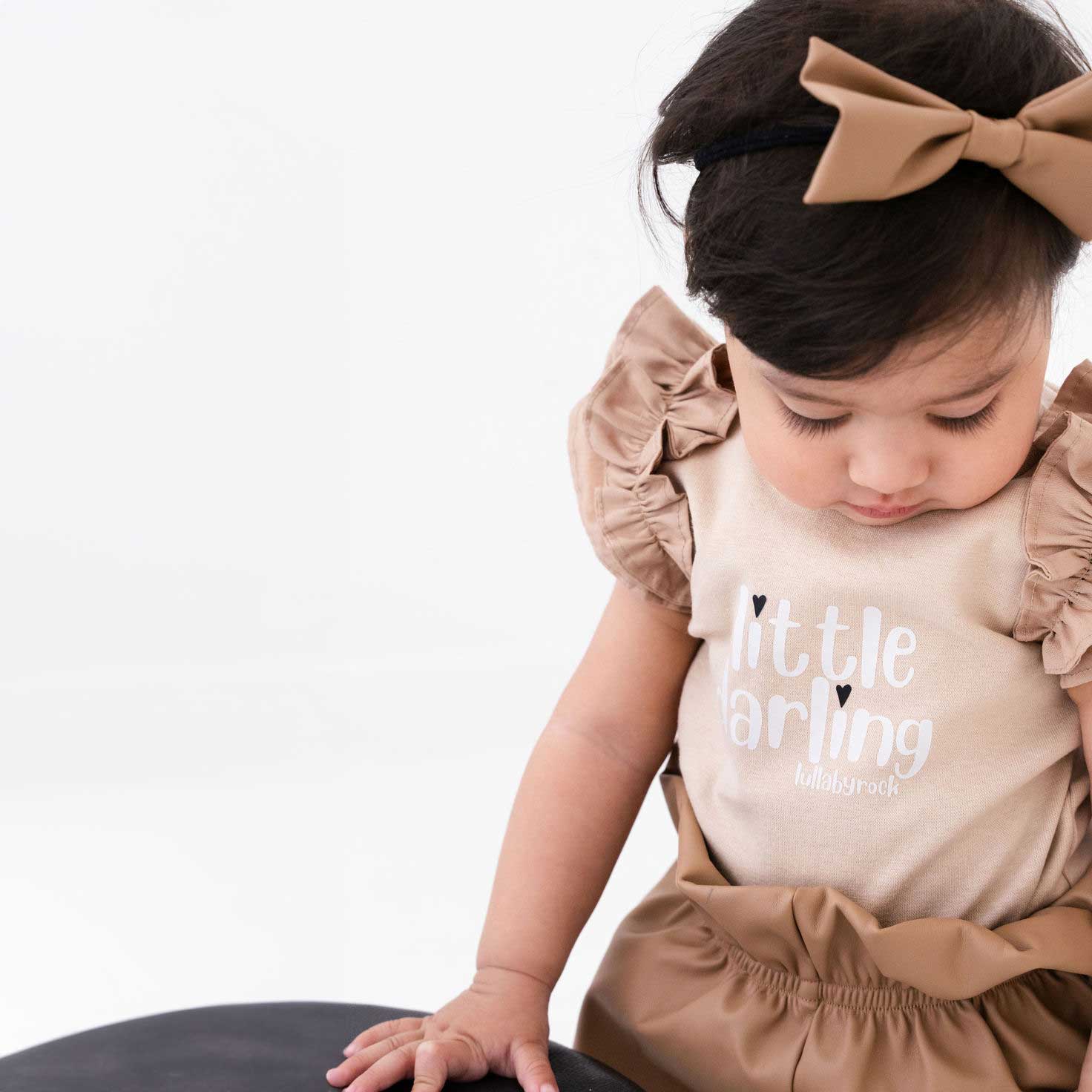 Darling Ruffle Vest & Vegan Leather Bloomers