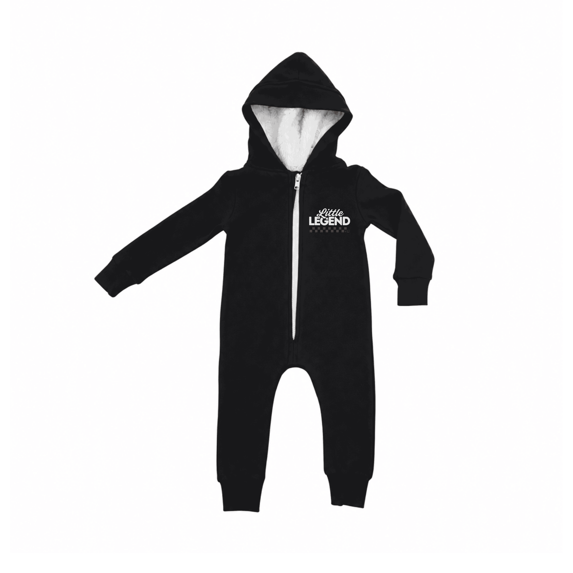 Zip-up Onesie with Hood – Little but Legendary