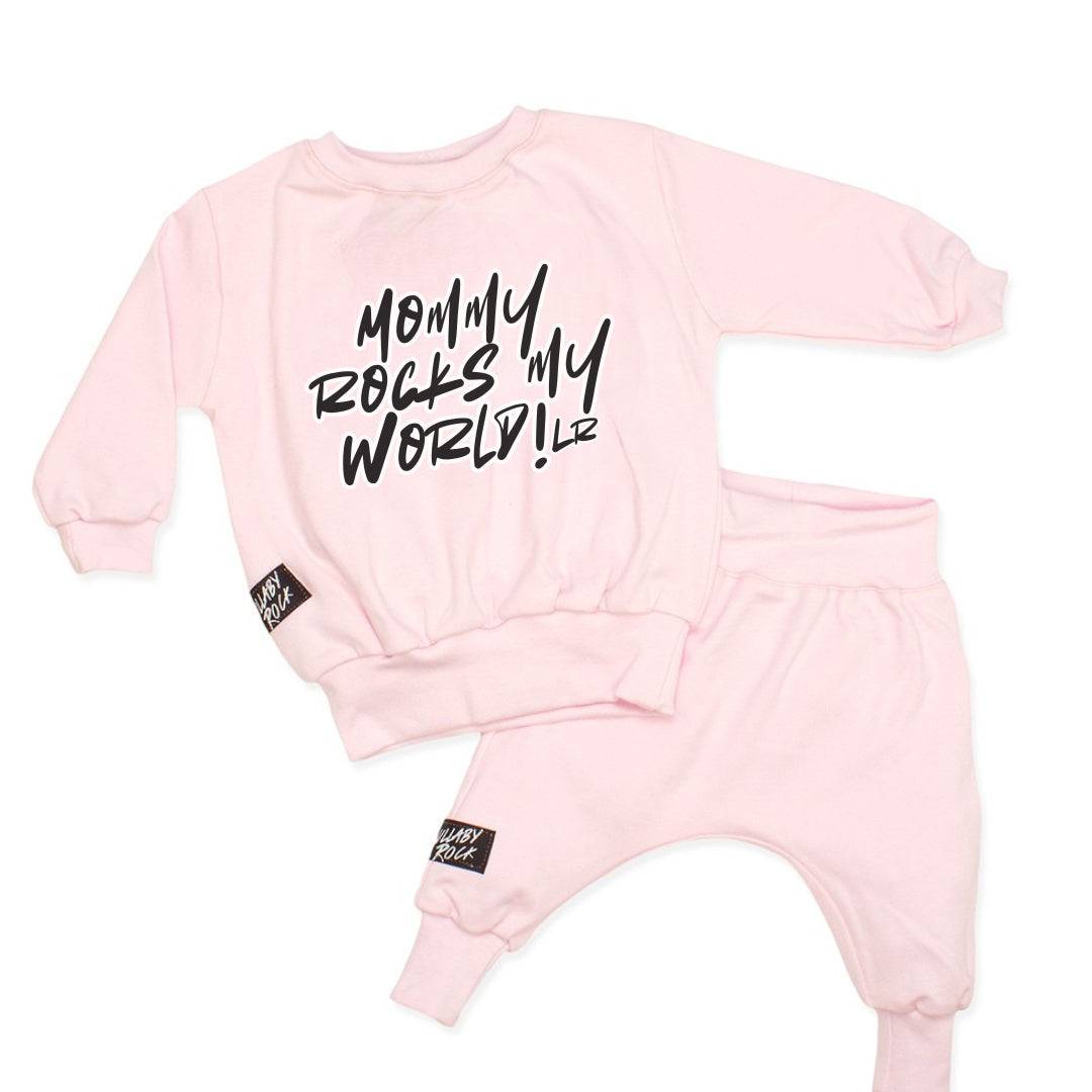 Mommy Rocks my World - Blush