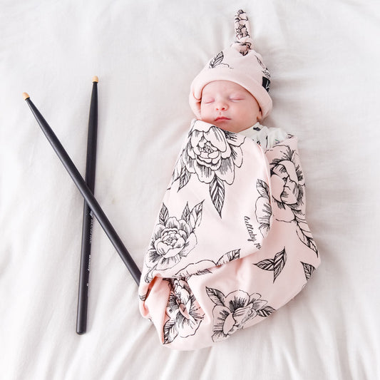 Peony Swaddle Set