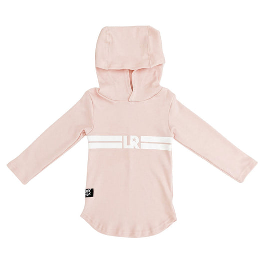 Retro Stripes Hooded Bodyvest – Pink