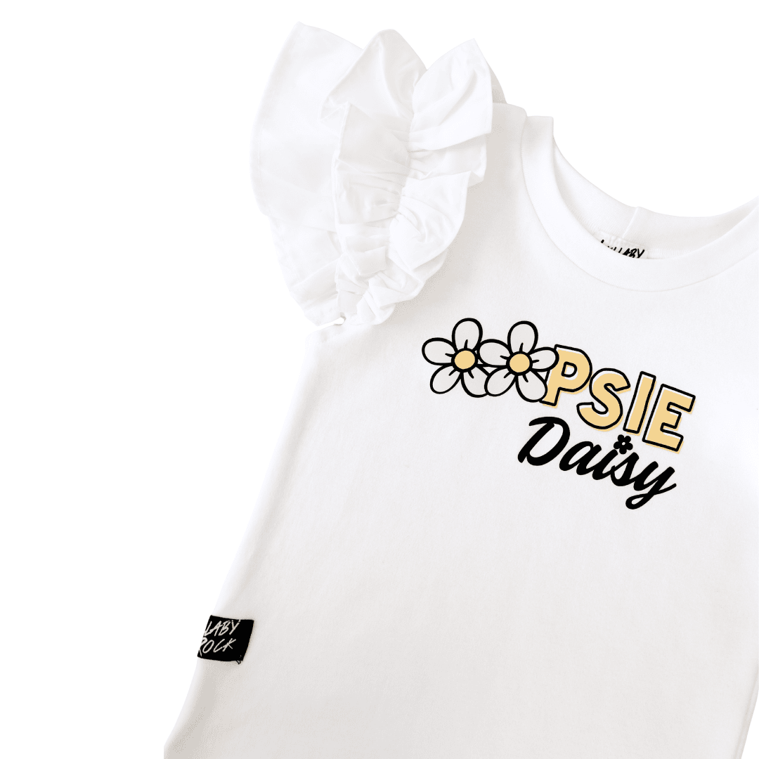 Oopsie Daisy - Ruffle tee/ bodyvest