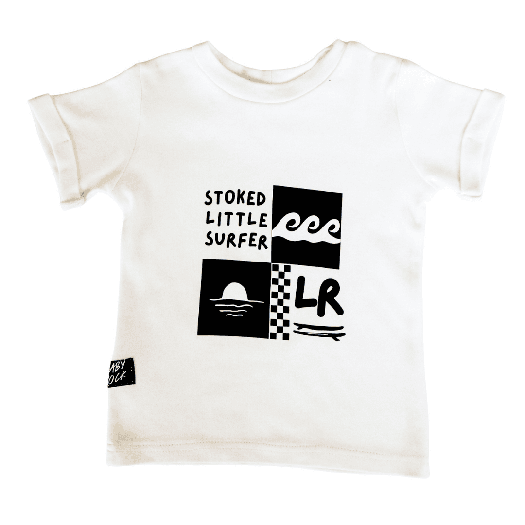 Stoked Little Surfer Tee