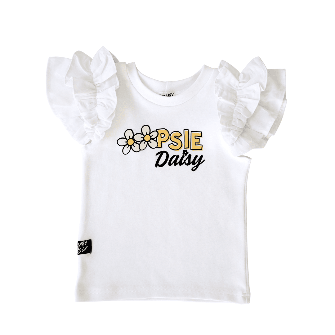 Oopsie Daisy - Ruffle tee/ bodyvest
