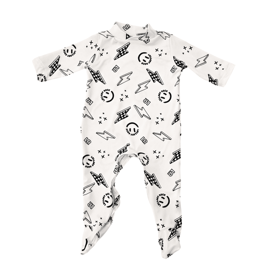 Good Vibes Only - Onesie in Off White
