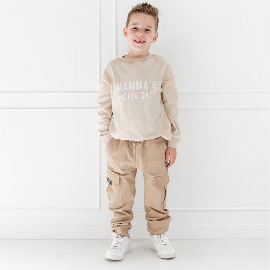Mamma's Coffee Date & Cargo Pants