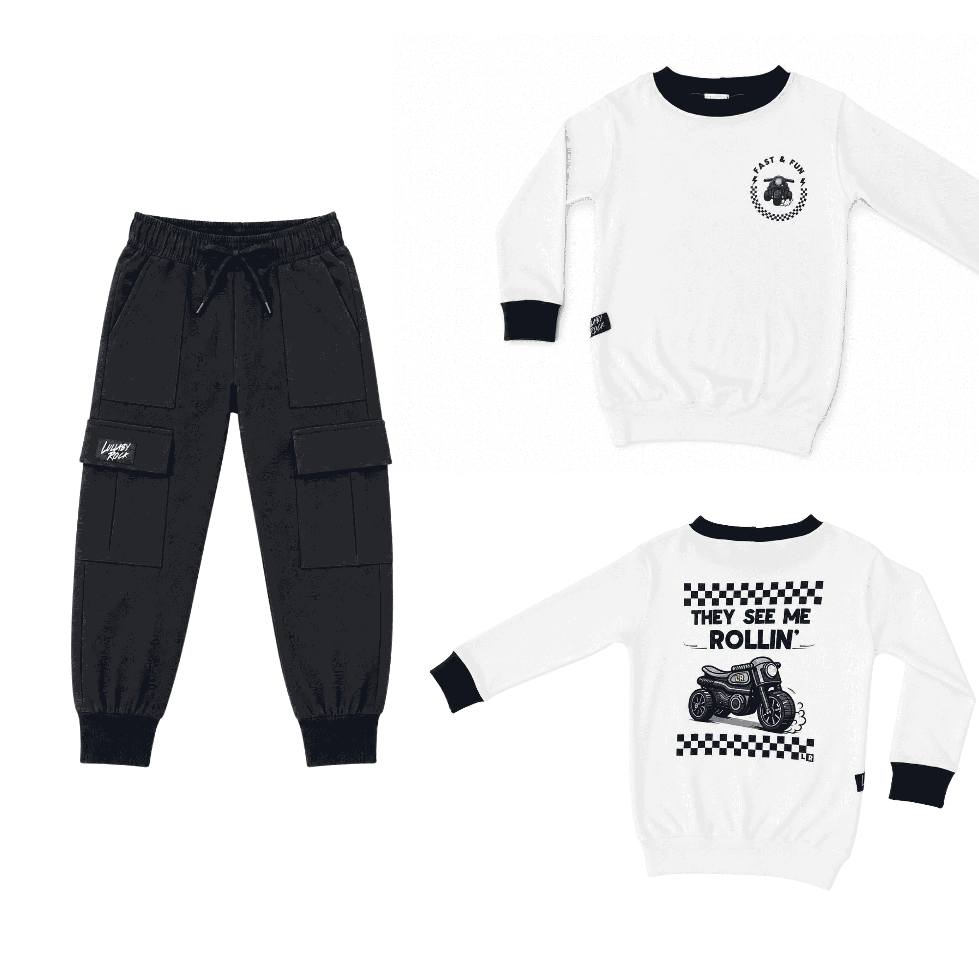 They see me Rollin Sweatshirt & Cargo Pants