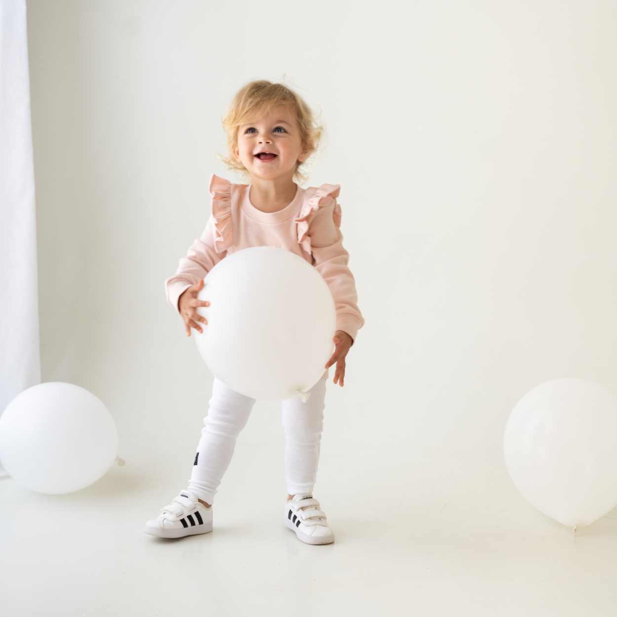 Little & Loved  white tights Set