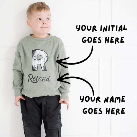 Personalised Olive green Sweater top