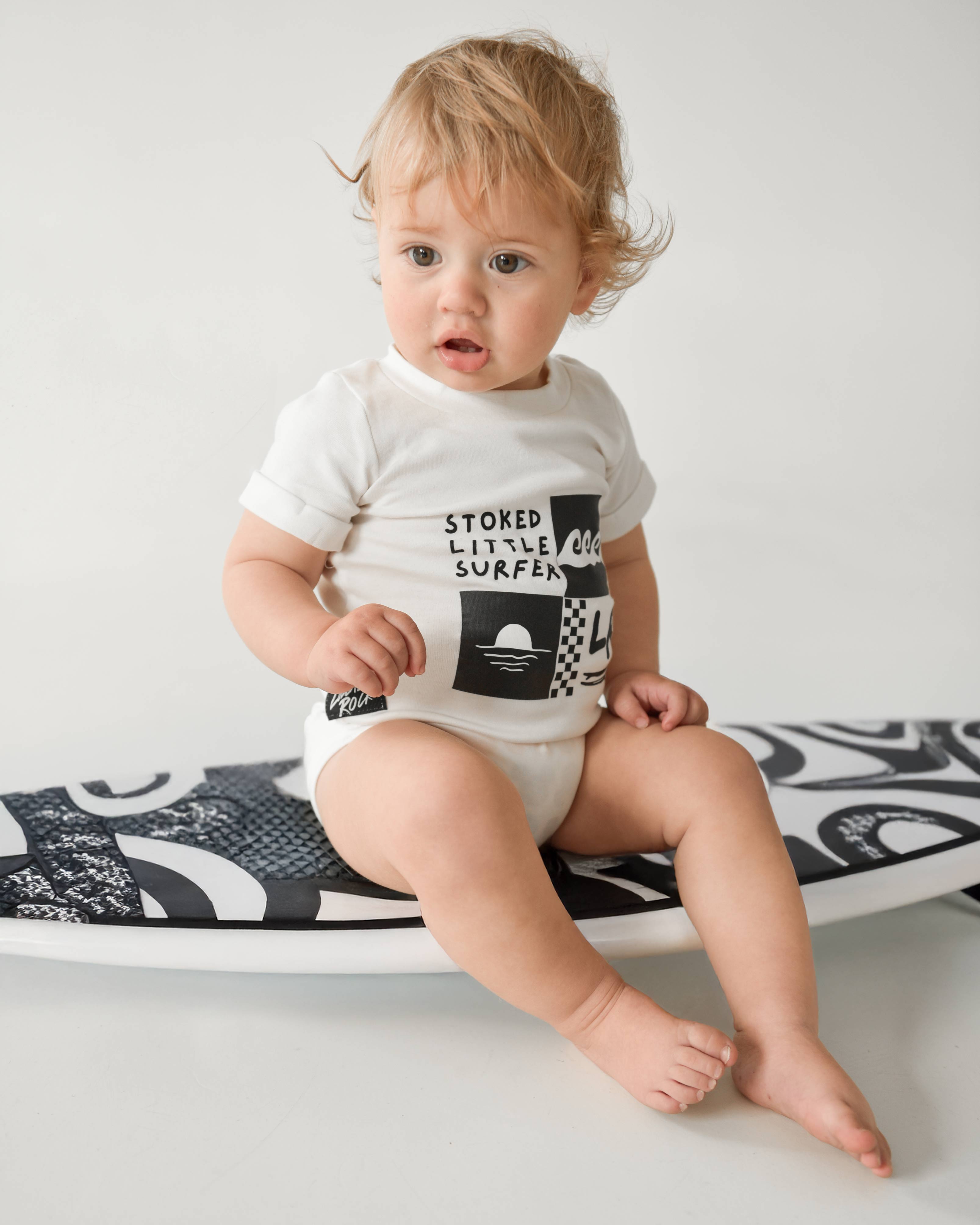Stoked Little Surfer Tee
