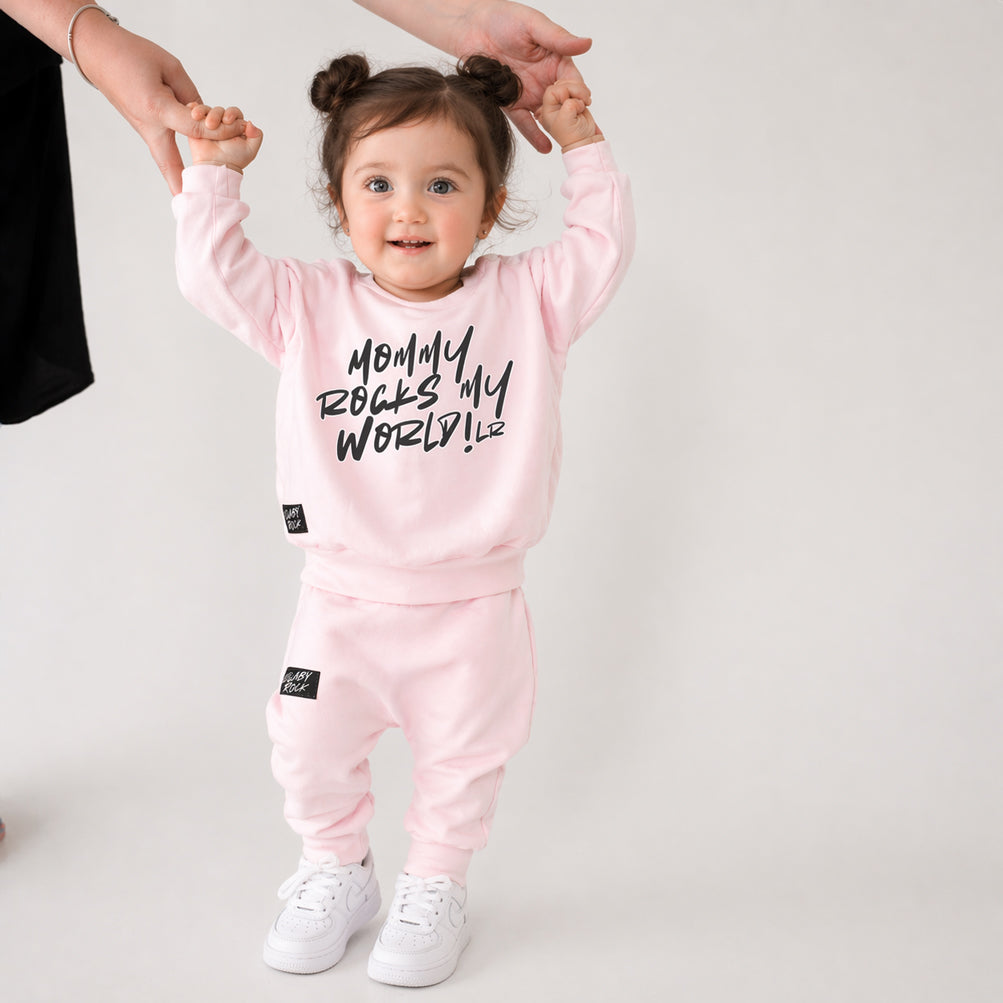 Mommy Rocks my World - Blush