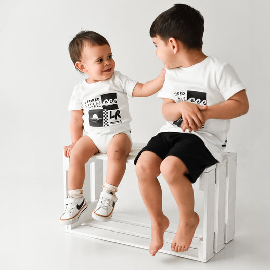 Stoked Little Surfer Tee