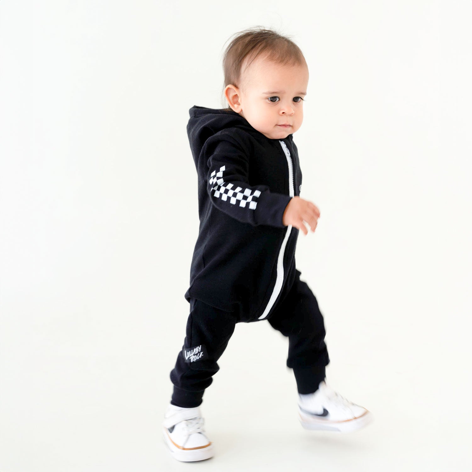 Zip-up Onesie with Hood – Rad Little Lacer