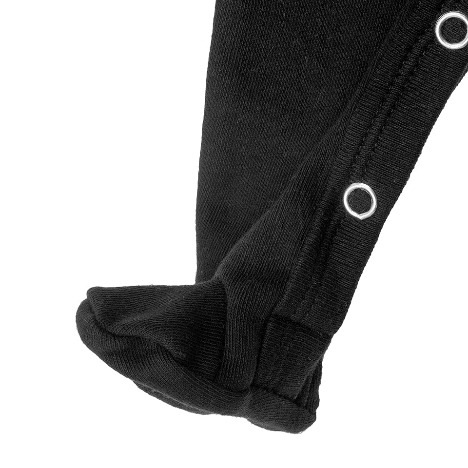 BABY Cross Collar Onesie Gift Set - Black