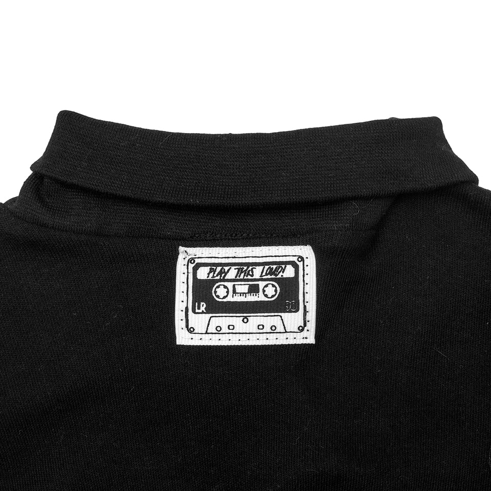 BABY Cross Collar Onesie Gift Set - Black