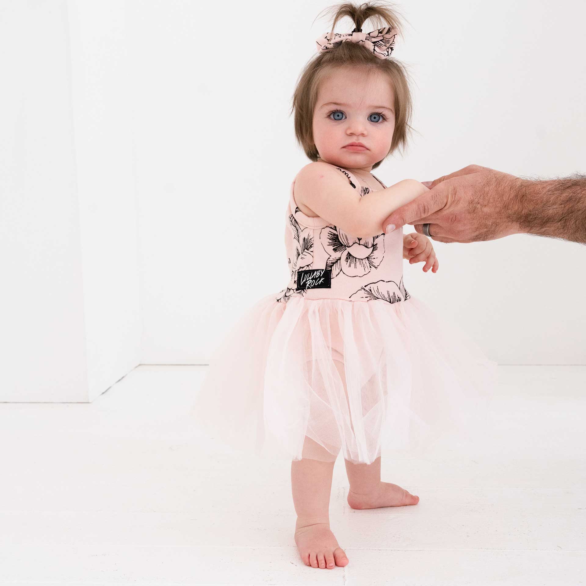 Wild Flower Tutu dress in Blush