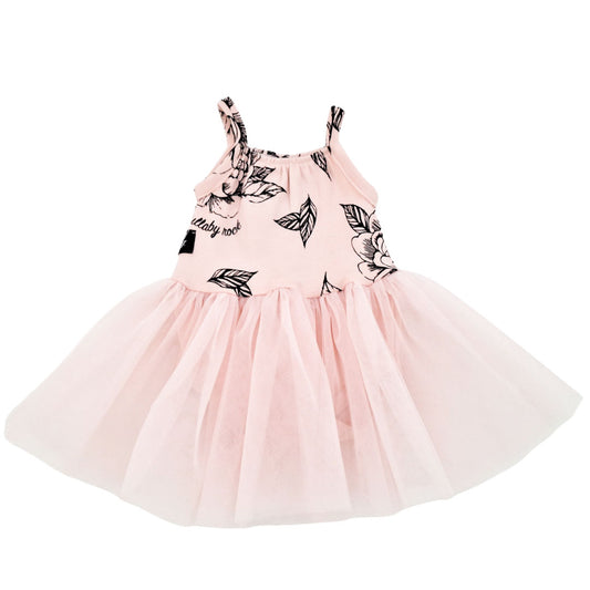 Wild Flower Tutu dress in Blush